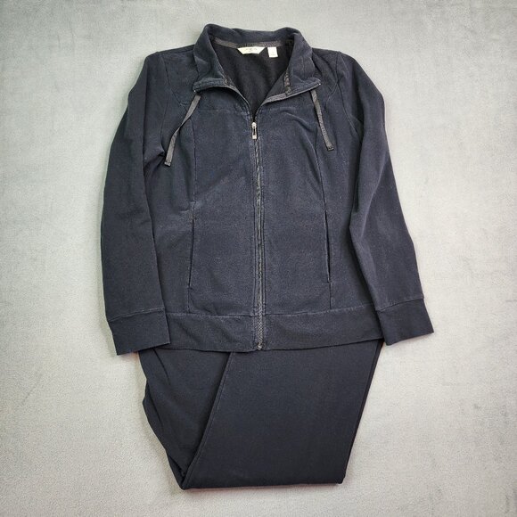 Vintage Liz Claiborne Sweatsuit Lounge Wear Womens Size Medium 2 Piece Set - Picture 1 of 13